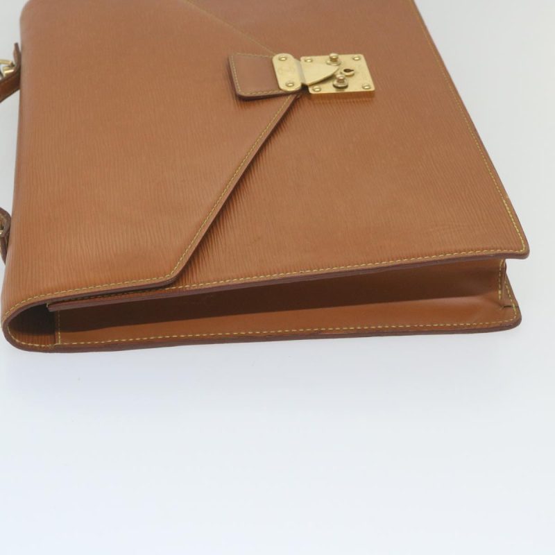 Louis Vuitton Epi Porte Documents Bandouliere Zipangu Gold M54468  yk9481 - Image 4