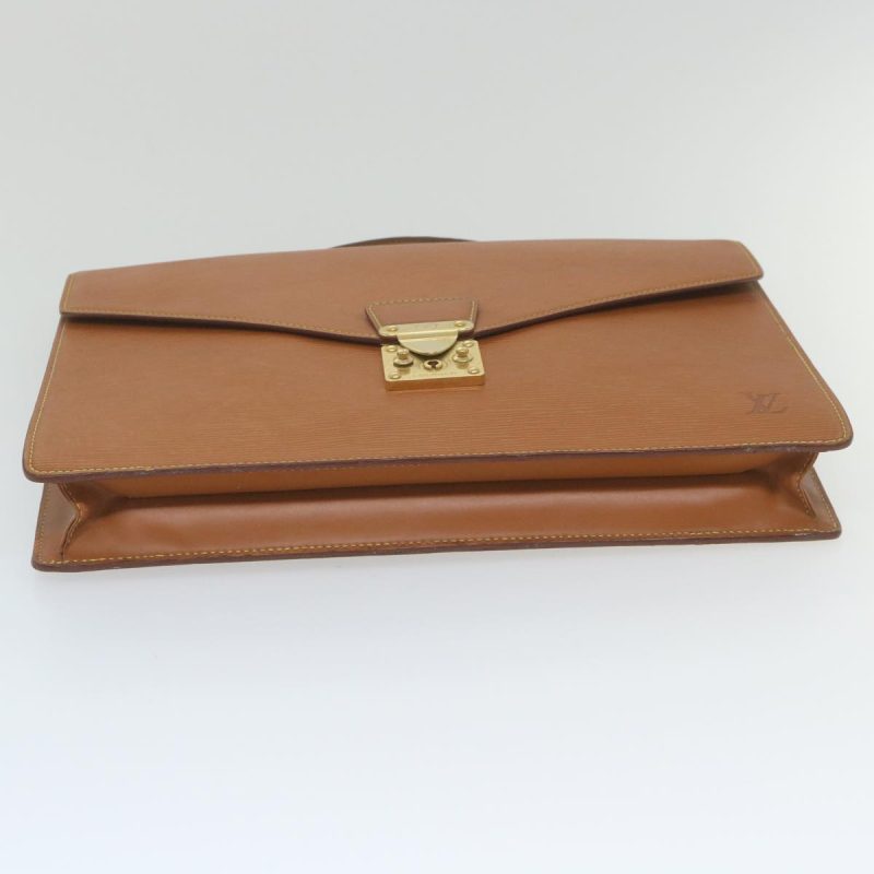 Louis Vuitton Epi Porte Documents Bandouliere Zipangu Gold M54468  yk9481 - Image 5