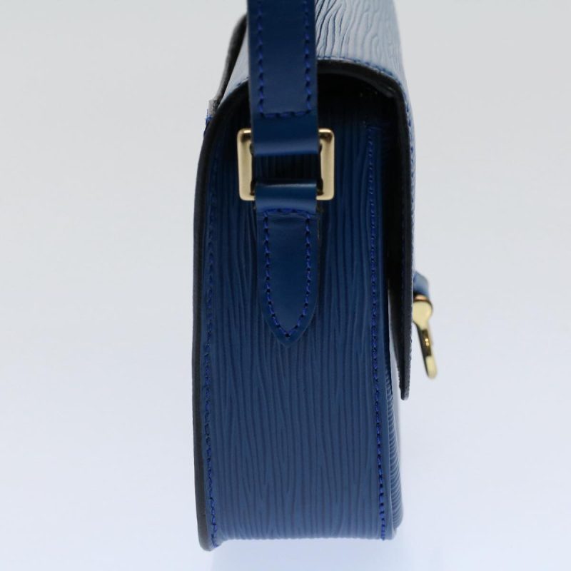 Louis Vuitton Epi Mini Saint Cloud Shoulder Bag Blue M52215  yk9496 - Image 3