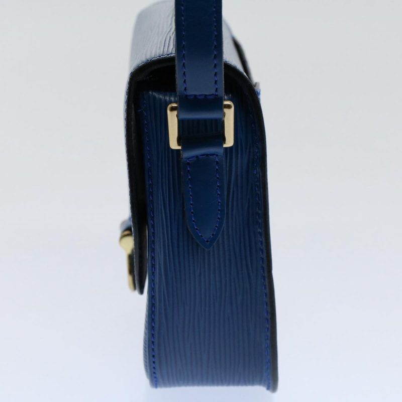 Louis Vuitton Epi Mini Saint Cloud Shoulder Bag Blue M52215  yk9496 - Image 4