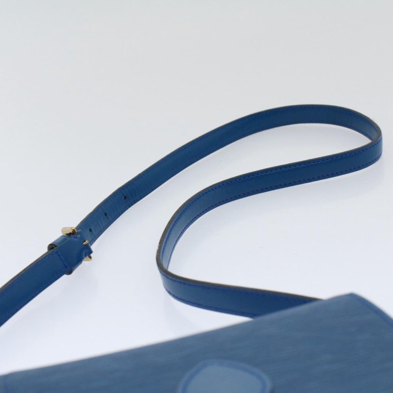 Louis Vuitton Epi Mini Saint Cloud Shoulder Bag Blue M52215  yk9496 - Image 8