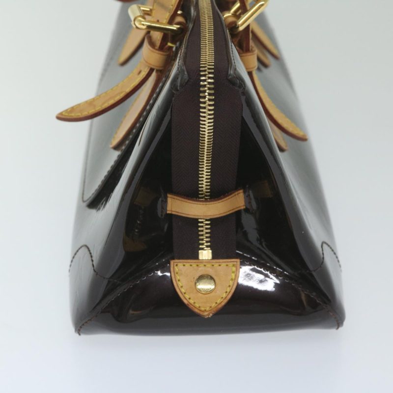 Louis Vuitton Monogram Vernis Rosewood Avenue Bag Amarante M93510  yk9509 - Image 4