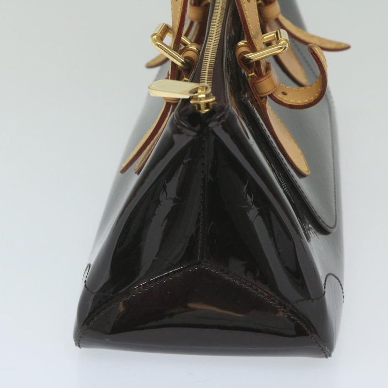 Louis Vuitton Monogram Vernis Rosewood Avenue Bag Amarante M93510  yk9509 - Image 5