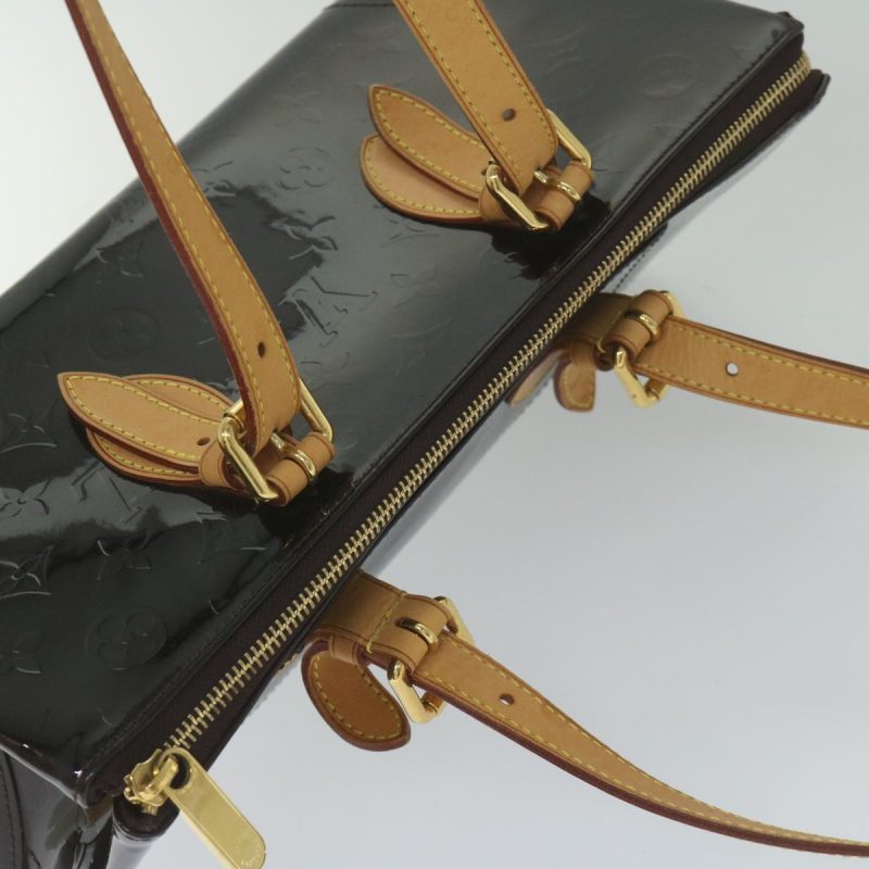 Louis Vuitton Monogram Vernis Rosewood Avenue Bag Amarante M93510  yk9509 - Image 6