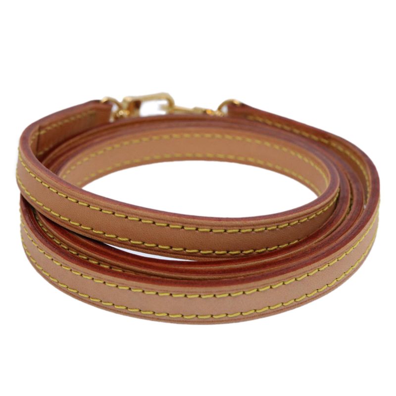 Louis Vuitton Shoulder Strap Leather 45.3"" Beige  yk9510 - Image 3