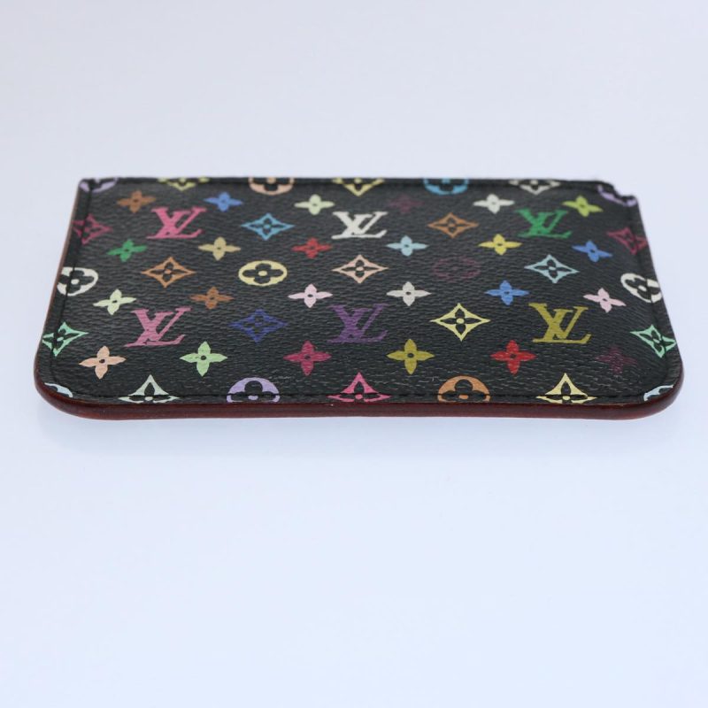 Louis Vuitton Multicolor Pochette Cles NM Coin Purse Black M60279  yk9520 - Image 6