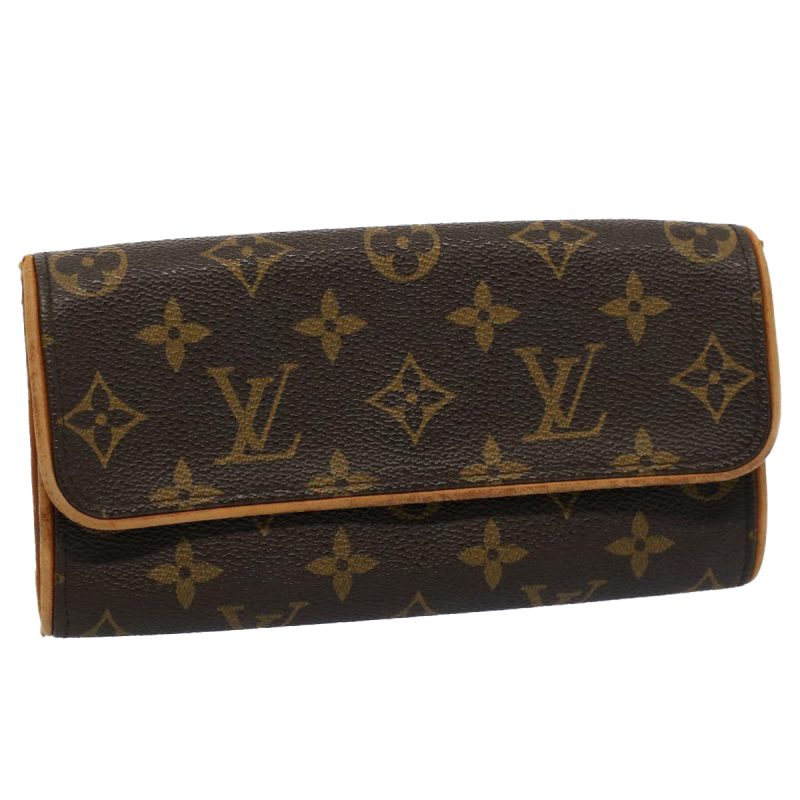 Louis Vuitton Monogram Pochette Twin PM Shoulder Bag M51854  yk9586