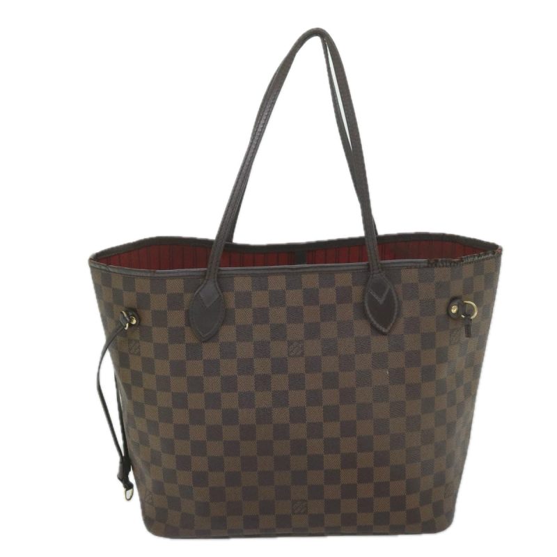 Louis Vuitton Damier Ebene Neverfull MM Tote Bag N51105  yk9609 - Image 2
