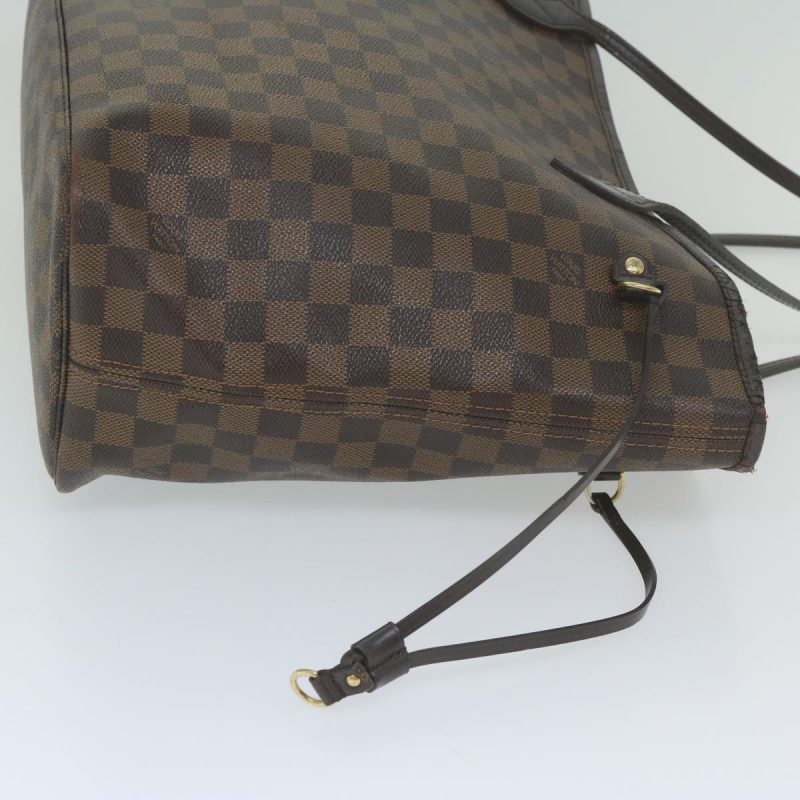 Louis Vuitton Damier Ebene Neverfull MM Tote Bag N51105  yk9609 - Image 3