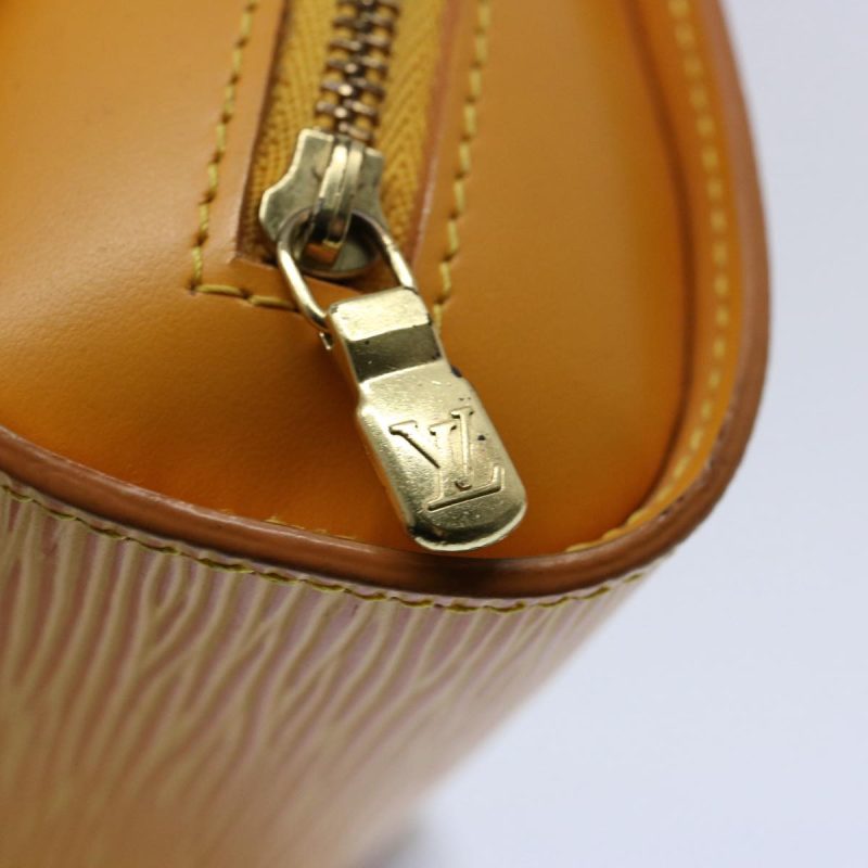 Louis Vuitton Epi Dauphine PM Pouch Yellow M48449  yk9663 - Image 8