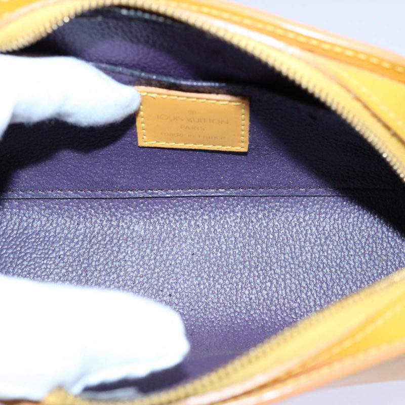 Louis Vuitton Epi Dauphine PM Pouch Yellow M48449  yk9663 - Image 9