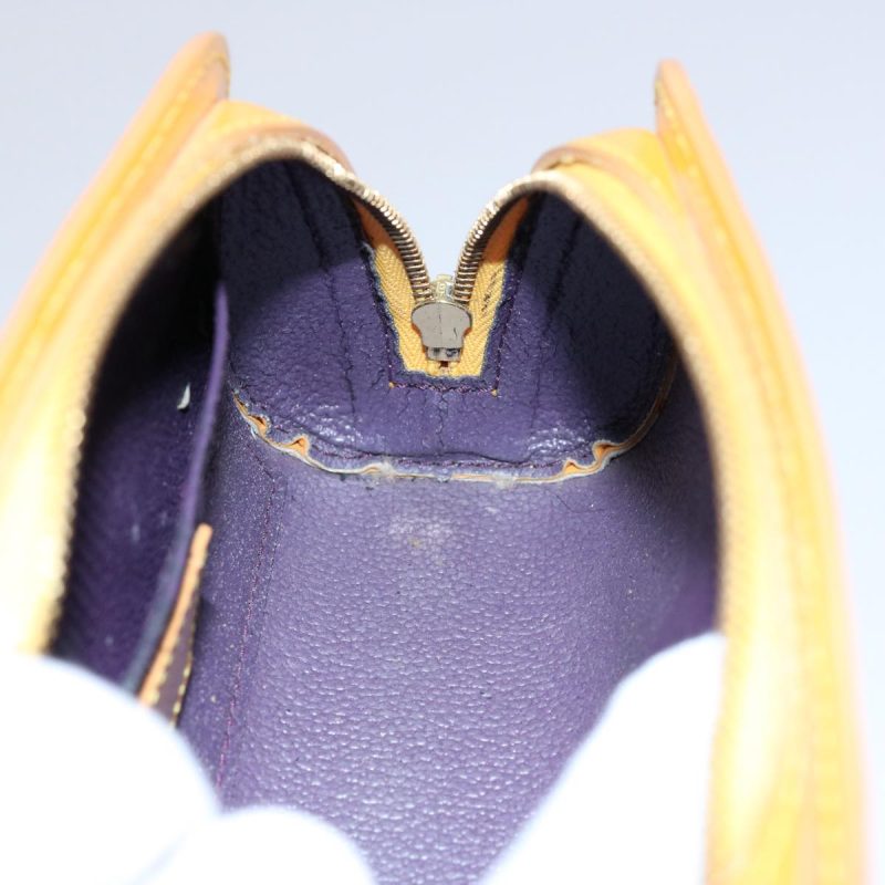 Louis Vuitton Epi Dauphine PM Pouch Yellow M48449  yk9663 - Image 10