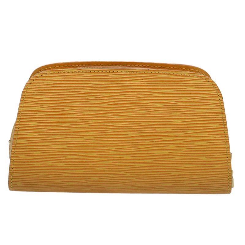 Louis Vuitton Epi Dauphine PM Pouch Yellow M48449  yk9663 - Image 2
