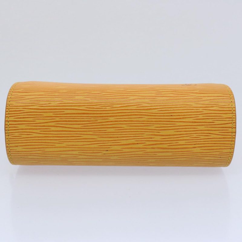 Louis Vuitton Epi Dauphine PM Pouch Yellow M48449  yk9663 - Image 6