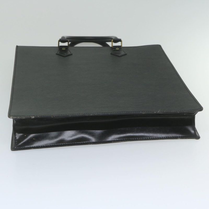 Louis Vuitton Epi Sac Plat Hand Bag Black M59082  yk9666 - Image 10