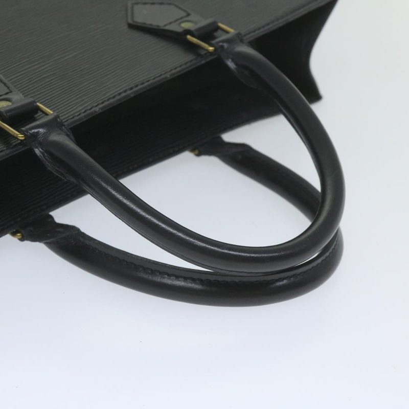 Louis Vuitton Epi Sac Plat Hand Bag Black M59082  yk9666 - Image 7