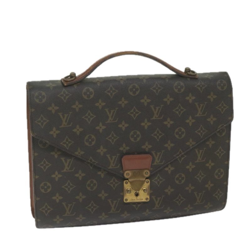 Louis Vuitton Monogram Porte Documents Bandouliere Bag M53338  yk9668