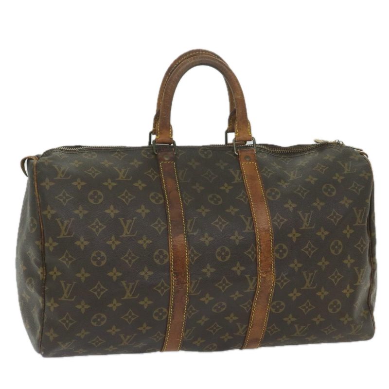 Louis Vuitton Monogram Keepall 45 Boston Bag M41428  yk9726