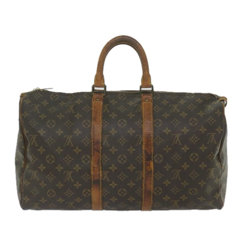 Louis Vuitton Monogram Keepall 45 Boston Bag M41428  yk9726 - Image 2